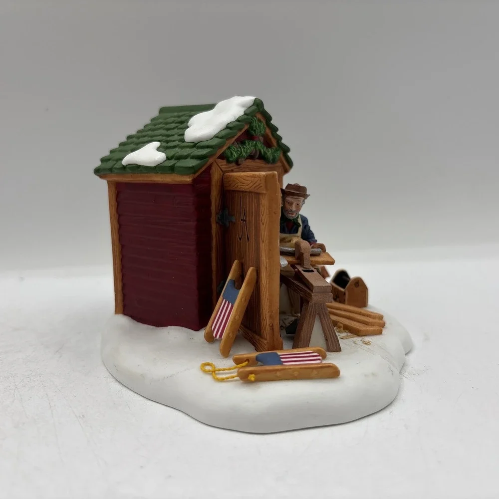Department 56 1999 HVC New England Village The Woodworker 56.56619 Vintage